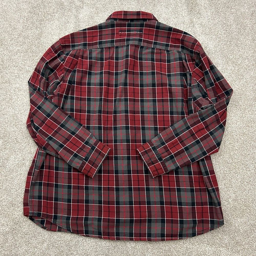 Duluth Trading Men's Size 2XL Long Sleeve Multicolor Button Front Flannel Shirt - Picture 3 of 8